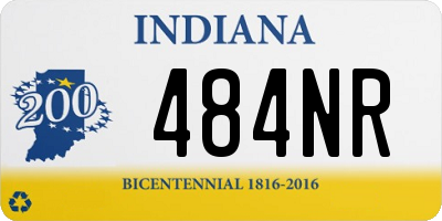 IN license plate 484NR