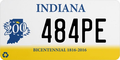 IN license plate 484PE