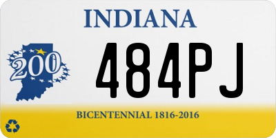 IN license plate 484PJ