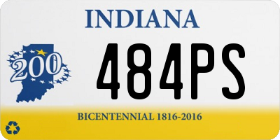 IN license plate 484PS