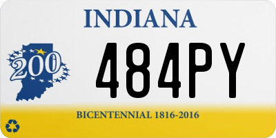 IN license plate 484PY