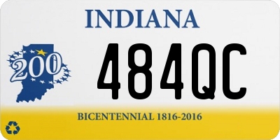 IN license plate 484QC
