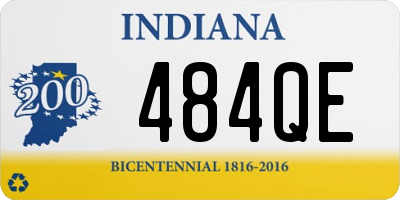 IN license plate 484QE