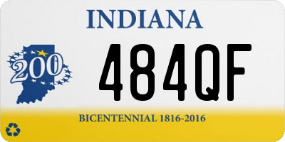 IN license plate 484QF