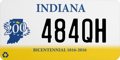 IN license plate 484QH