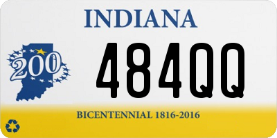 IN license plate 484QQ