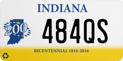 IN license plate 484QS