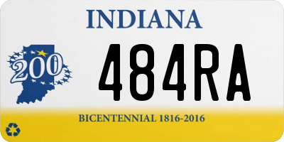 IN license plate 484RA