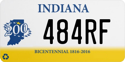 IN license plate 484RF