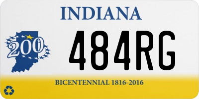 IN license plate 484RG