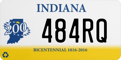 IN license plate 484RQ