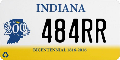 IN license plate 484RR