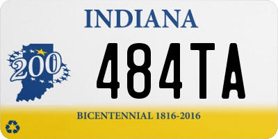 IN license plate 484TA