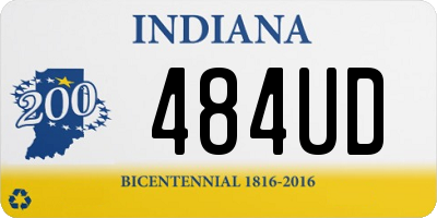 IN license plate 484UD