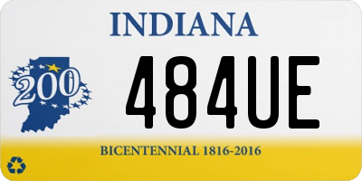IN license plate 484UE