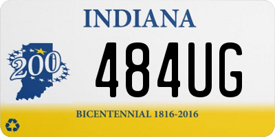 IN license plate 484UG