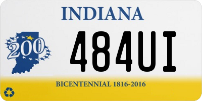 IN license plate 484UI