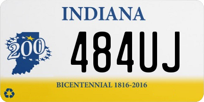 IN license plate 484UJ