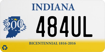 IN license plate 484UL