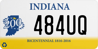 IN license plate 484UQ