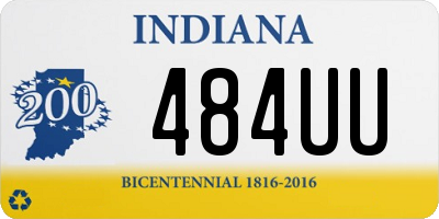 IN license plate 484UU