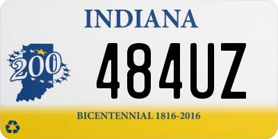 IN license plate 484UZ