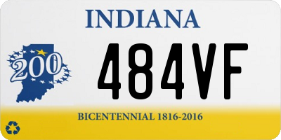 IN license plate 484VF