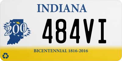 IN license plate 484VI