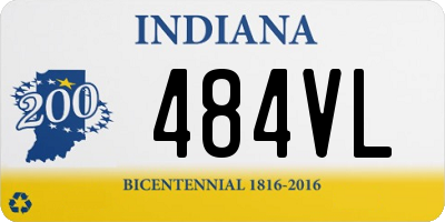 IN license plate 484VL