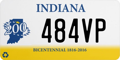 IN license plate 484VP