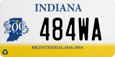 IN license plate 484WA