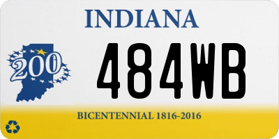 IN license plate 484WB