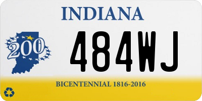 IN license plate 484WJ