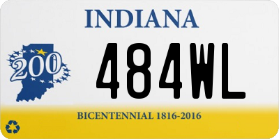 IN license plate 484WL