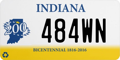 IN license plate 484WN