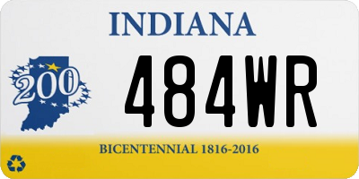 IN license plate 484WR