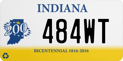 IN license plate 484WT