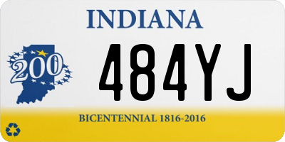 IN license plate 484YJ