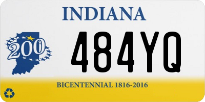 IN license plate 484YQ