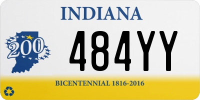 IN license plate 484YY