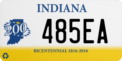 IN license plate 485EA