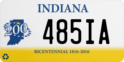 IN license plate 485IA