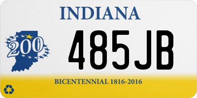 IN license plate 485JB