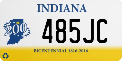 IN license plate 485JC