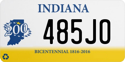 IN license plate 485JO