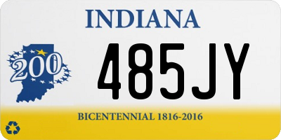 IN license plate 485JY