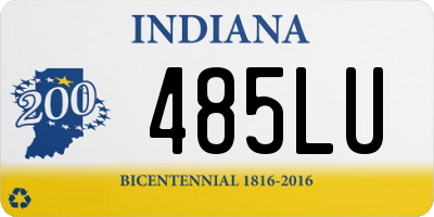 IN license plate 485LU