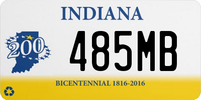 IN license plate 485MB