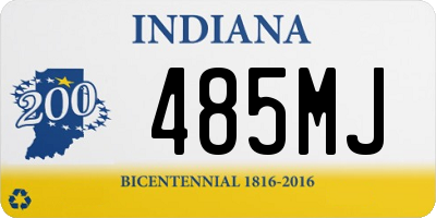 IN license plate 485MJ