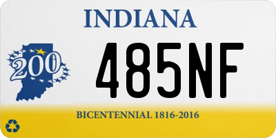 IN license plate 485NF